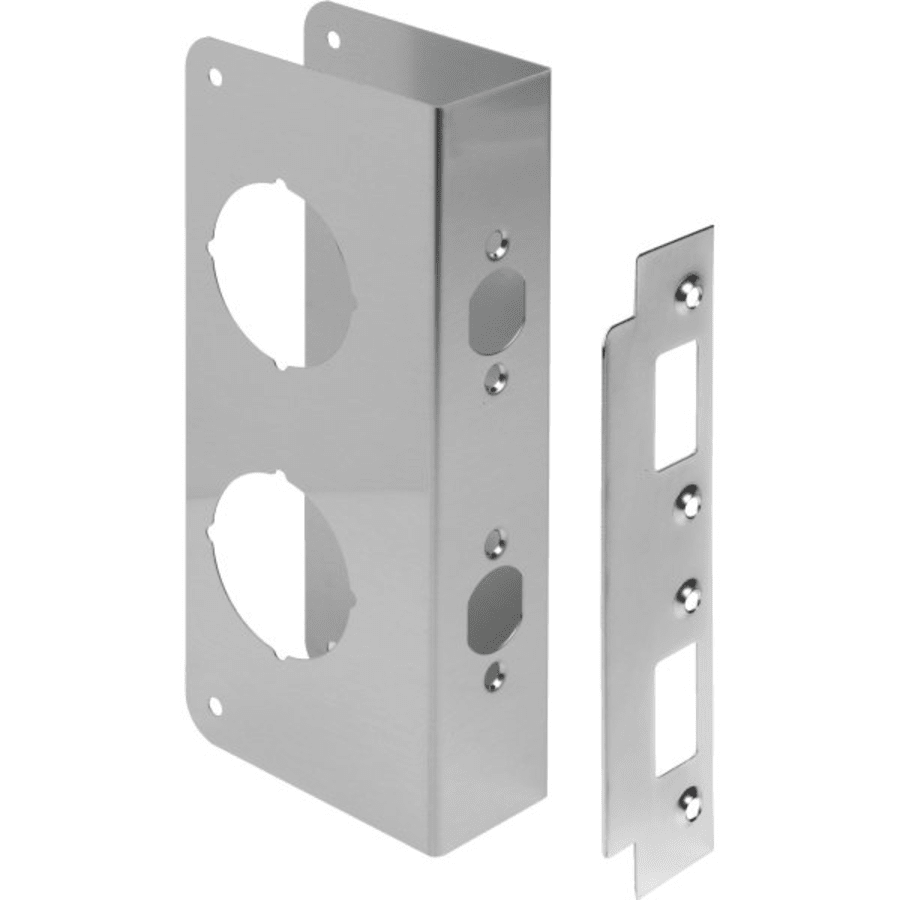 1-3/8 X 2-3/8 In Stainless Steel Entry/deadbolt Door Repair Cover