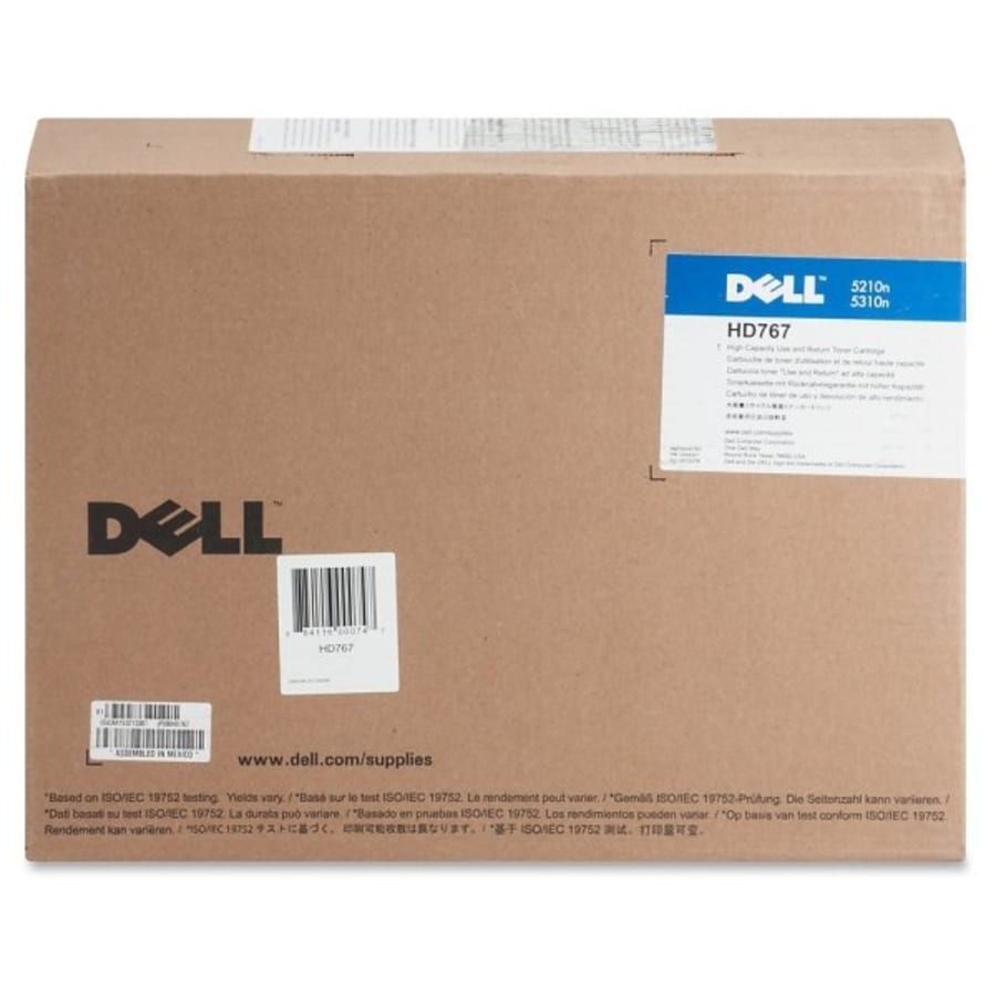 Dell HD767 Black Use And Return High-Yield Toner Cartridge ...