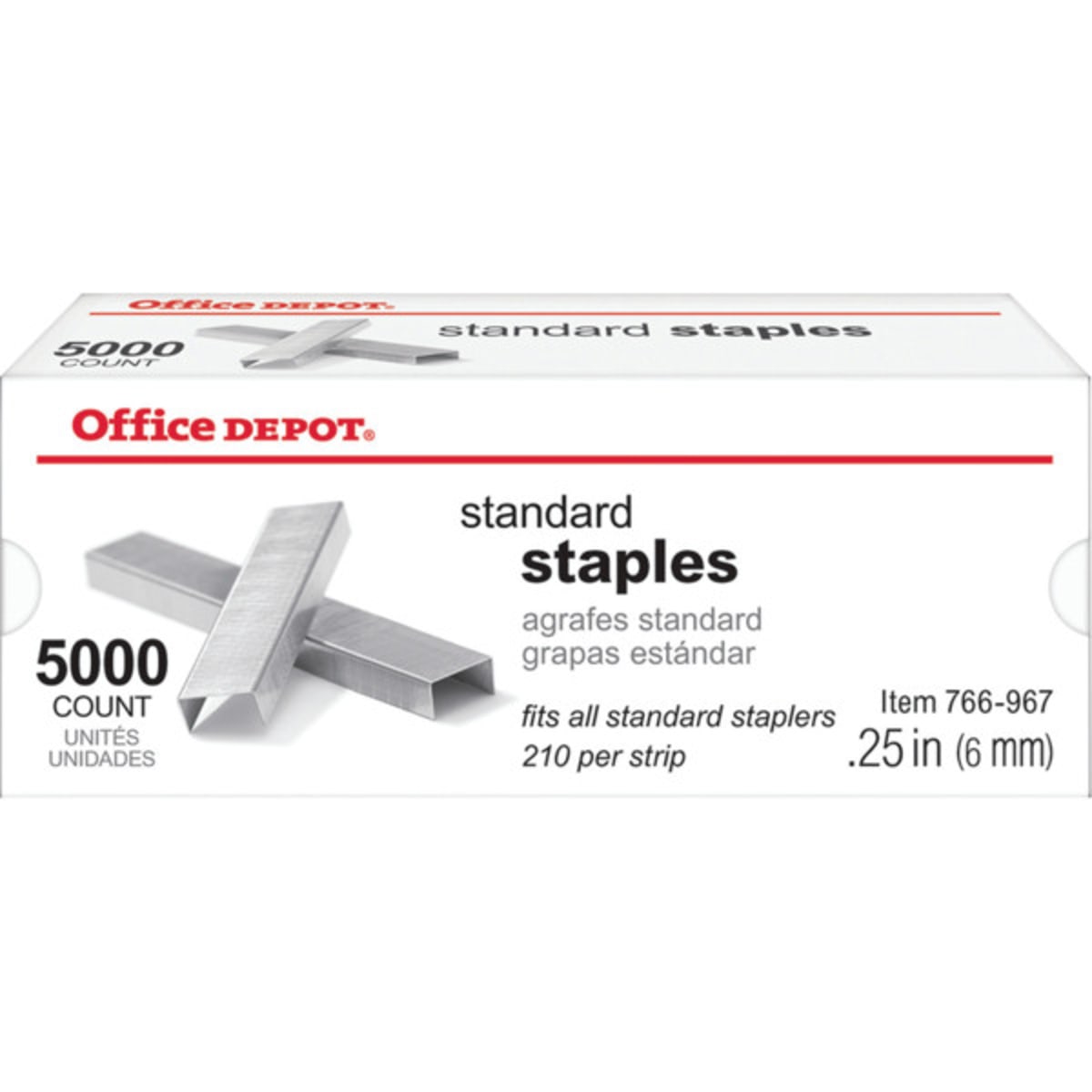 Office Depot Brand Staples Standard 1 4 Pack Of 5 000 Hd Supply