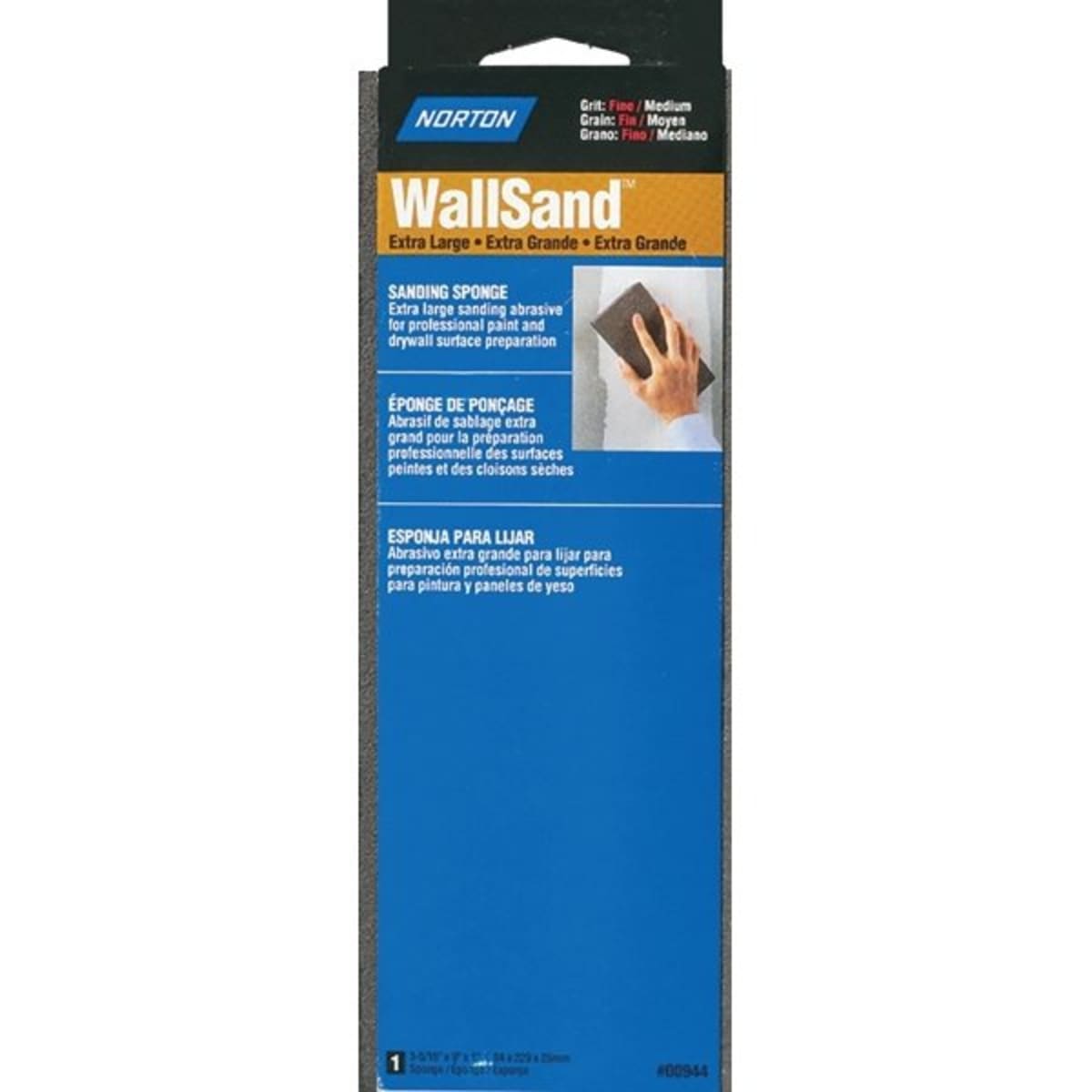 Norton 9 X 3-1/2 Large Fine Grit Drywall Hand Sanding Sponge
