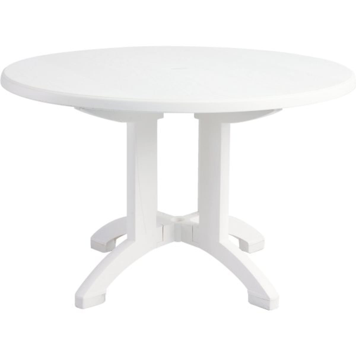 Grosfillex Ibiza 46 Round Table White Hd Supply