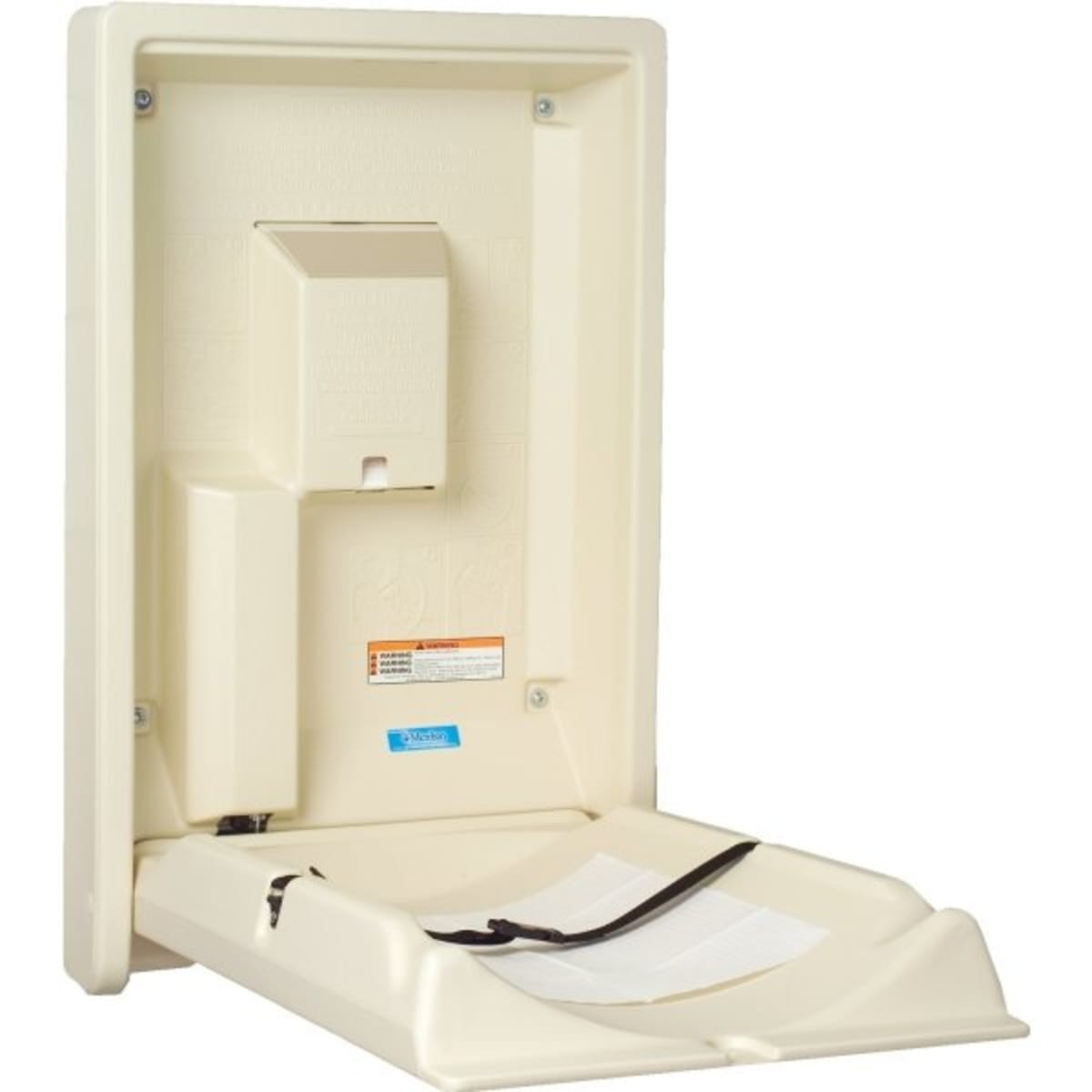 rubbermaid wall mounted changing table