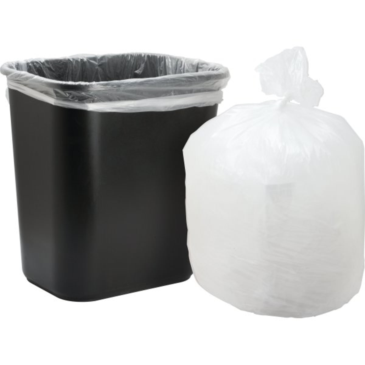 Buy 13 X 4 X 17 4 Gallon Trash Can Liner Clear 0.4 Mil