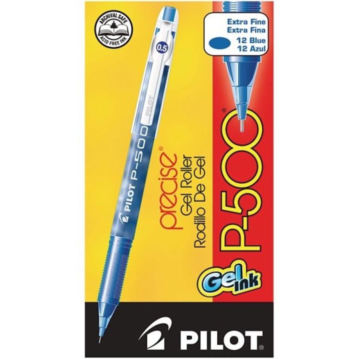 Paper Mate Flair Pen, 0.33mm Ultra Fine Tip, Blue, Box of 12