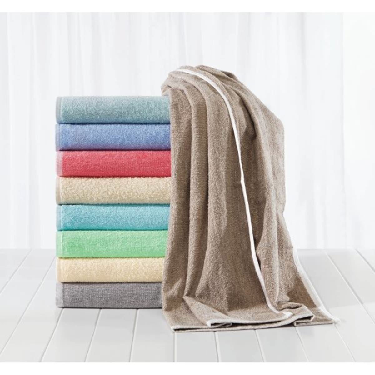 1888 Mills Fibertone Cabana Stripe Pool Towels 30x60 86% Cotton 14%  Polyester 13Lb/Dz