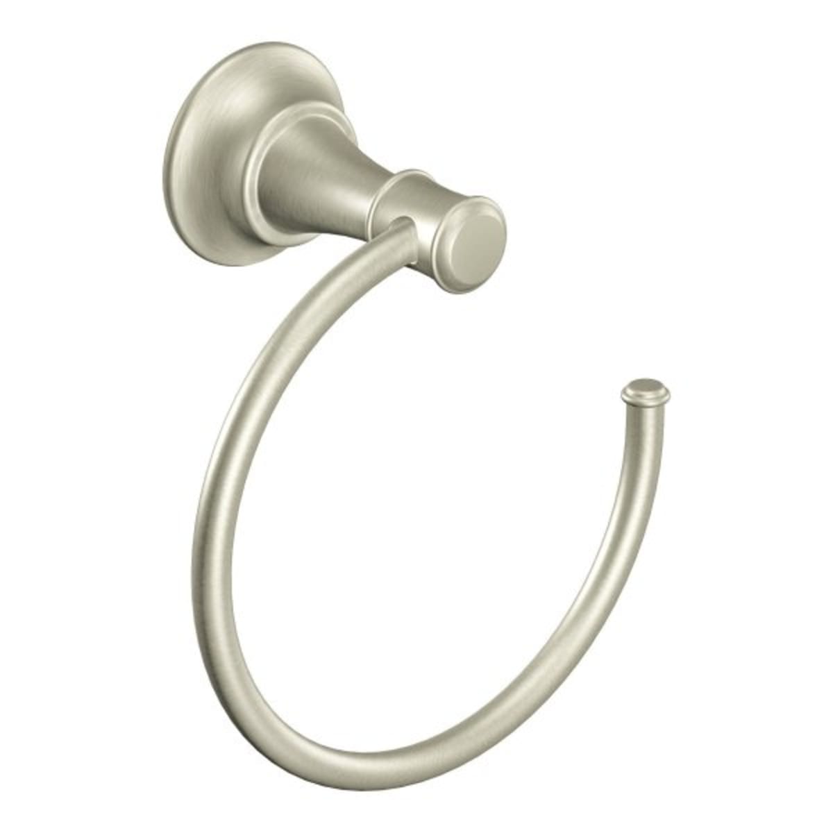 Moen Ashville Brushed Nickel Towel Ring Hd Supply