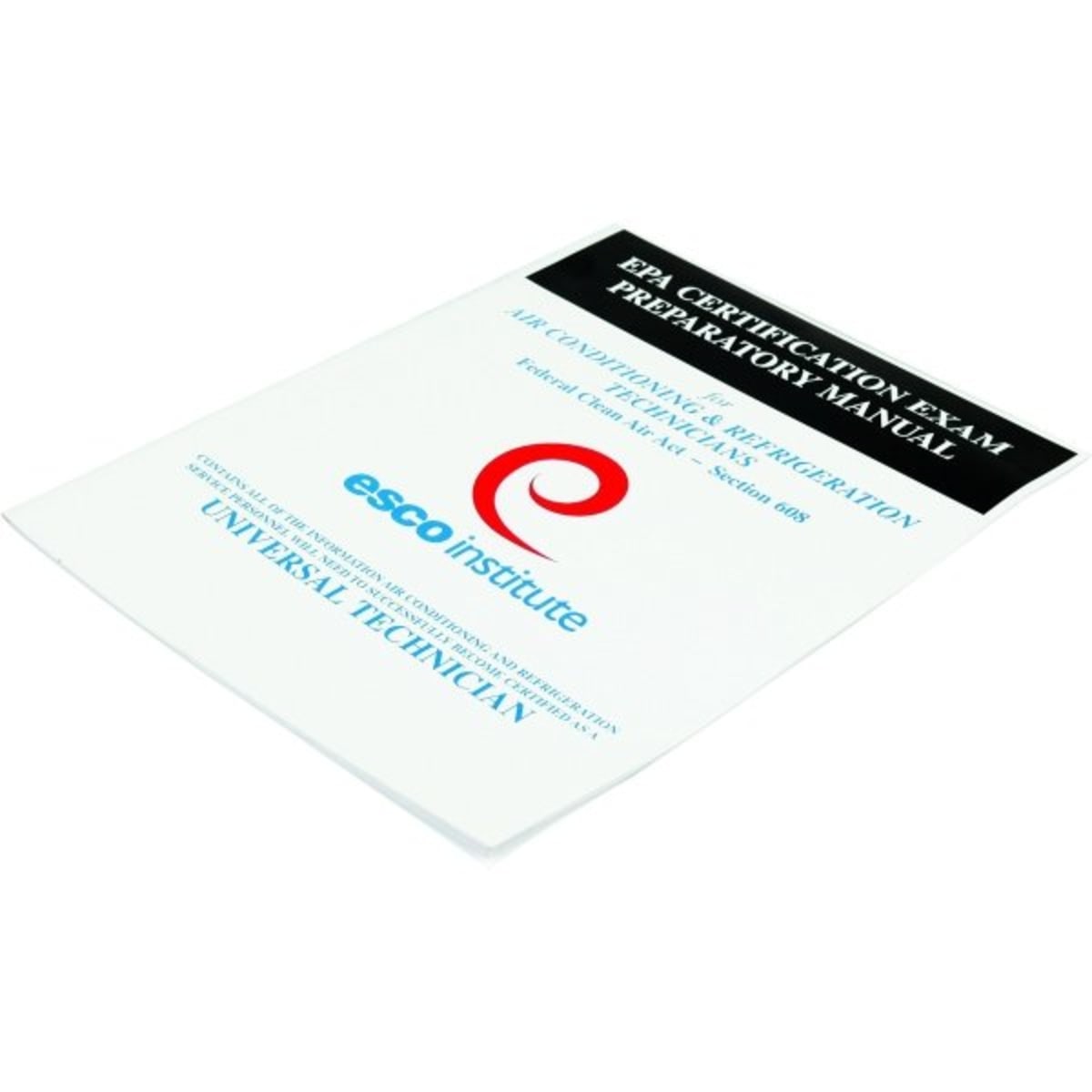 Esco Institute Epa Section 608 Certification Exam
