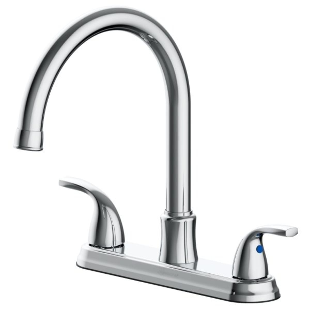 Seasons® Raleigh Two Handle Gooseneck Kitchen Faucet, Less ...