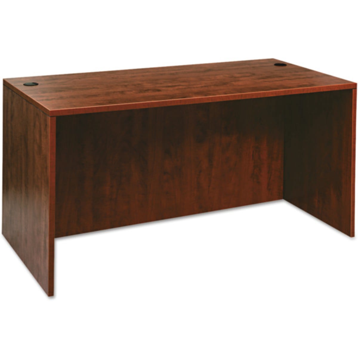 Realspace Cherry Landon Desk With Hutch Wd Of 5041 55 1 2 X 23