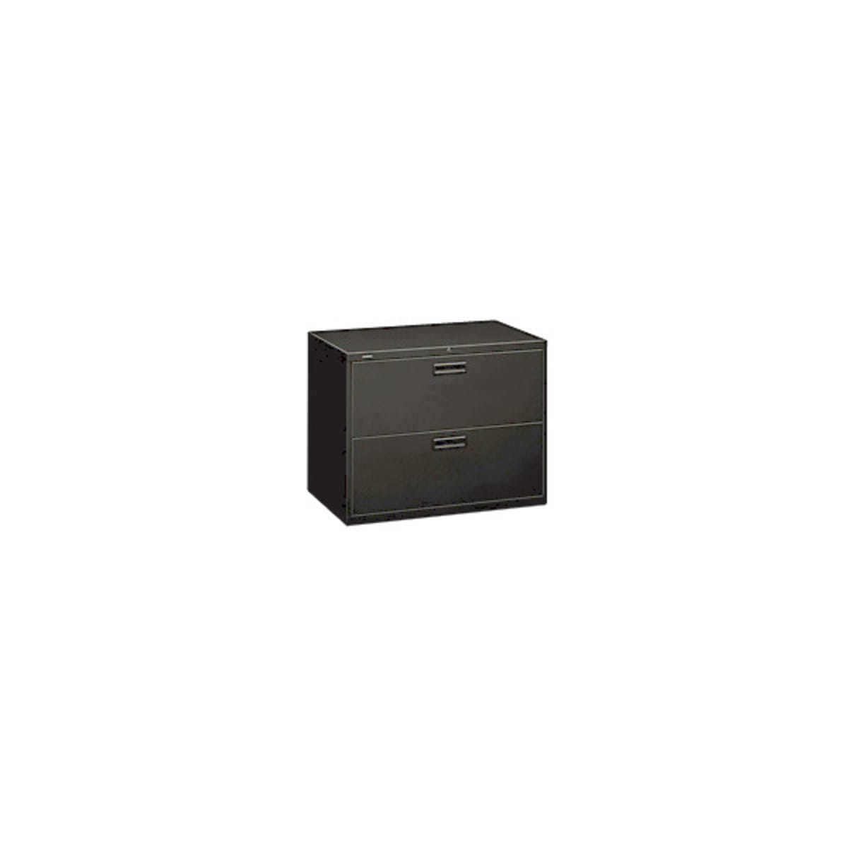 Basyx By Hon Black Steel 2 Drawer Lateral File 36 X 19 8 X 28 4inch Hd Supply