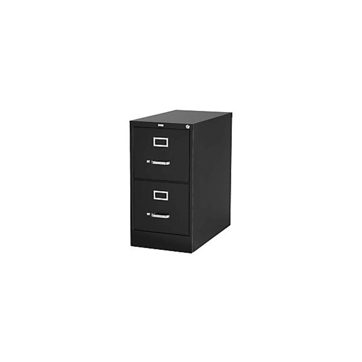 Realspace Pro 26 1 2 Depth Vertical Letter File Cabinet 2 Drawer Black Hd Supply