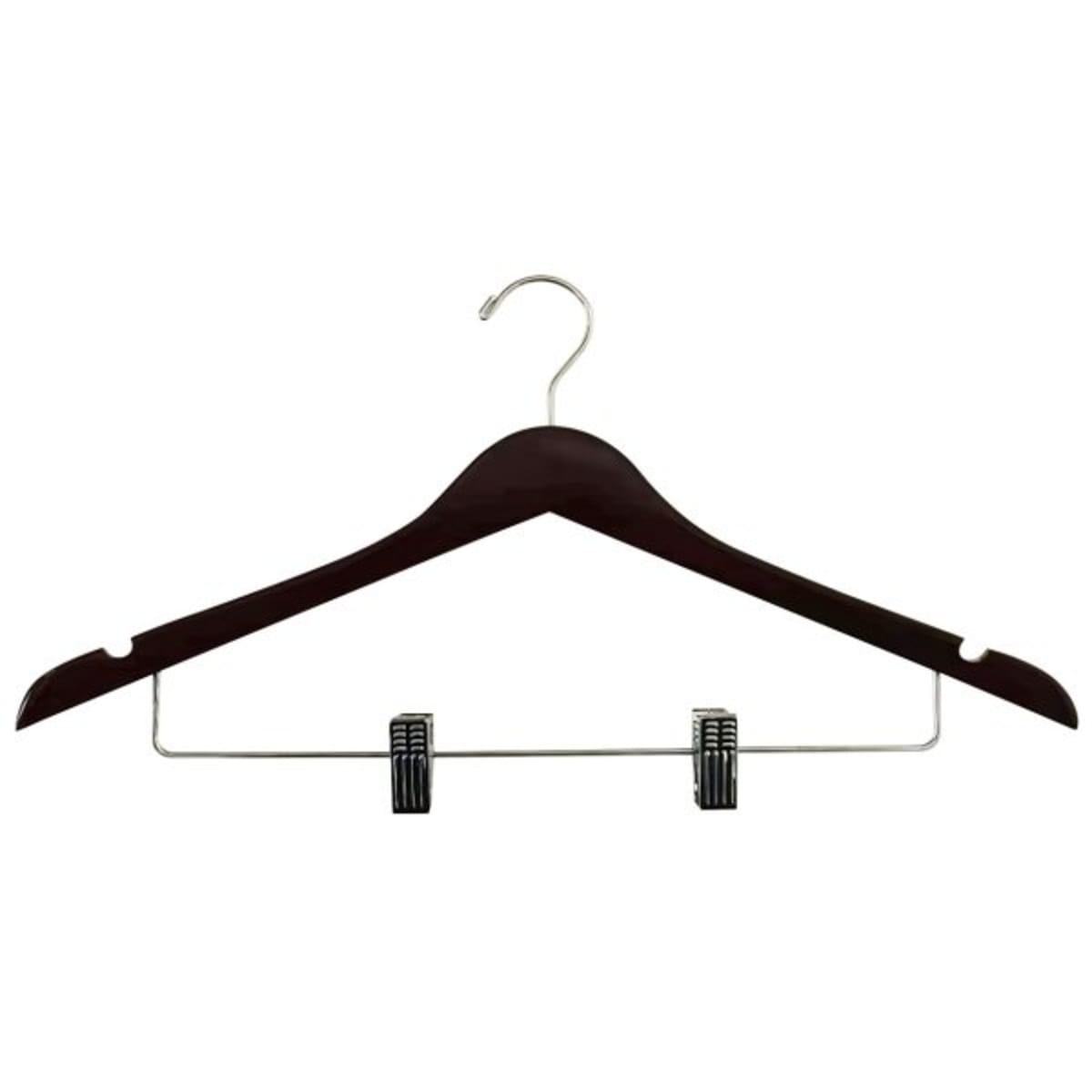 HDX Wood Hangers 5-Pack HKF-1402 - The Home Depot