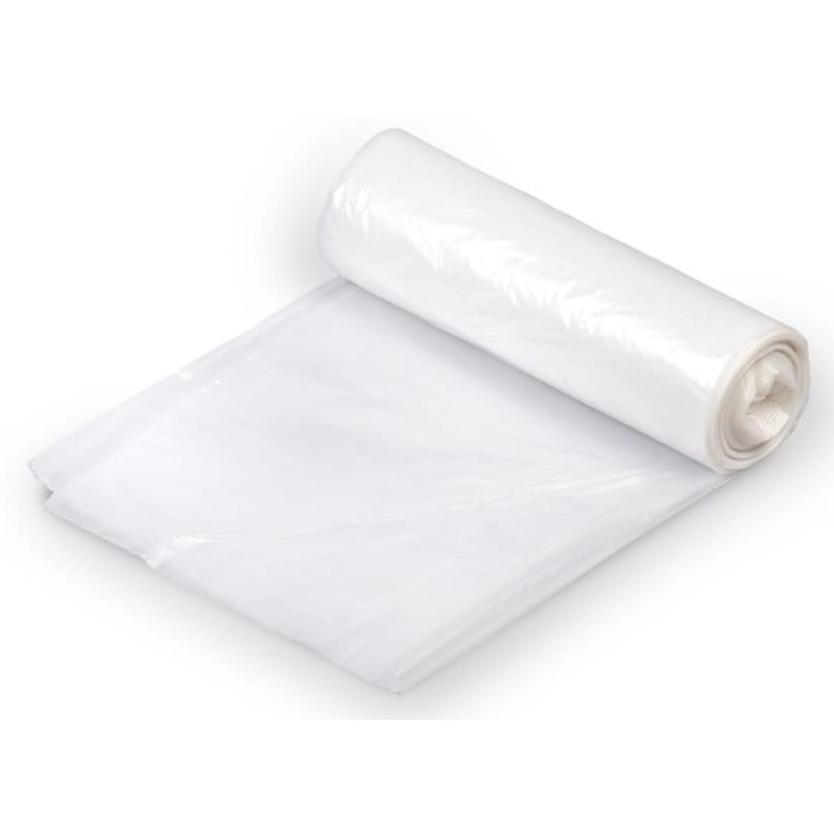 PRIME 38 X 58 1.25mil 60gal White Trash Can Liner 100/Case