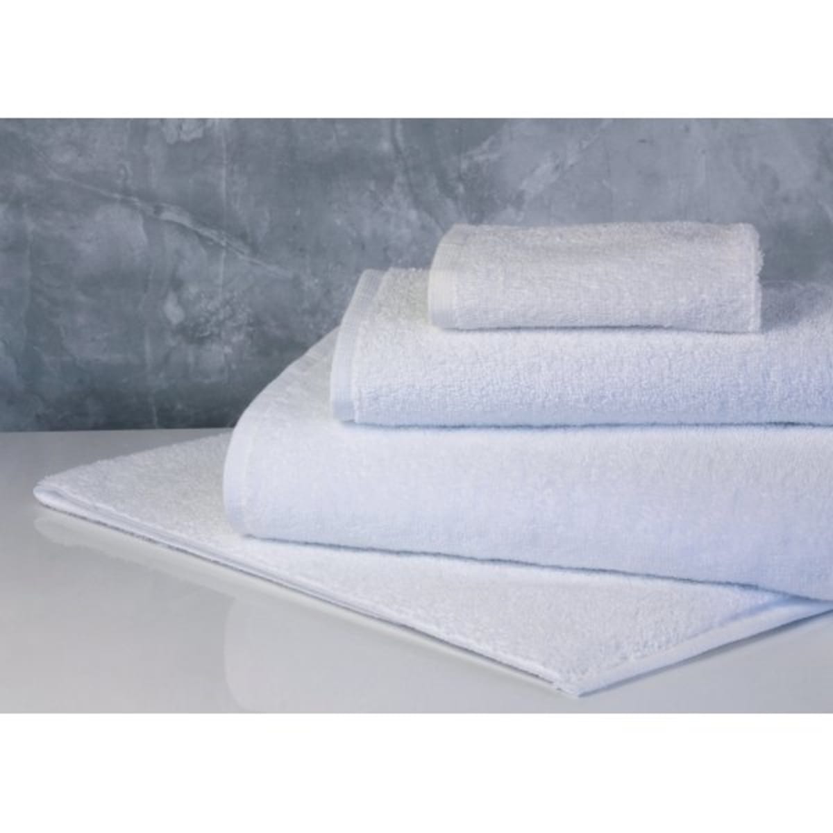 Sobel Westex Bath Towel Dobby Border For Red Lion Hotels, White Case Of 24