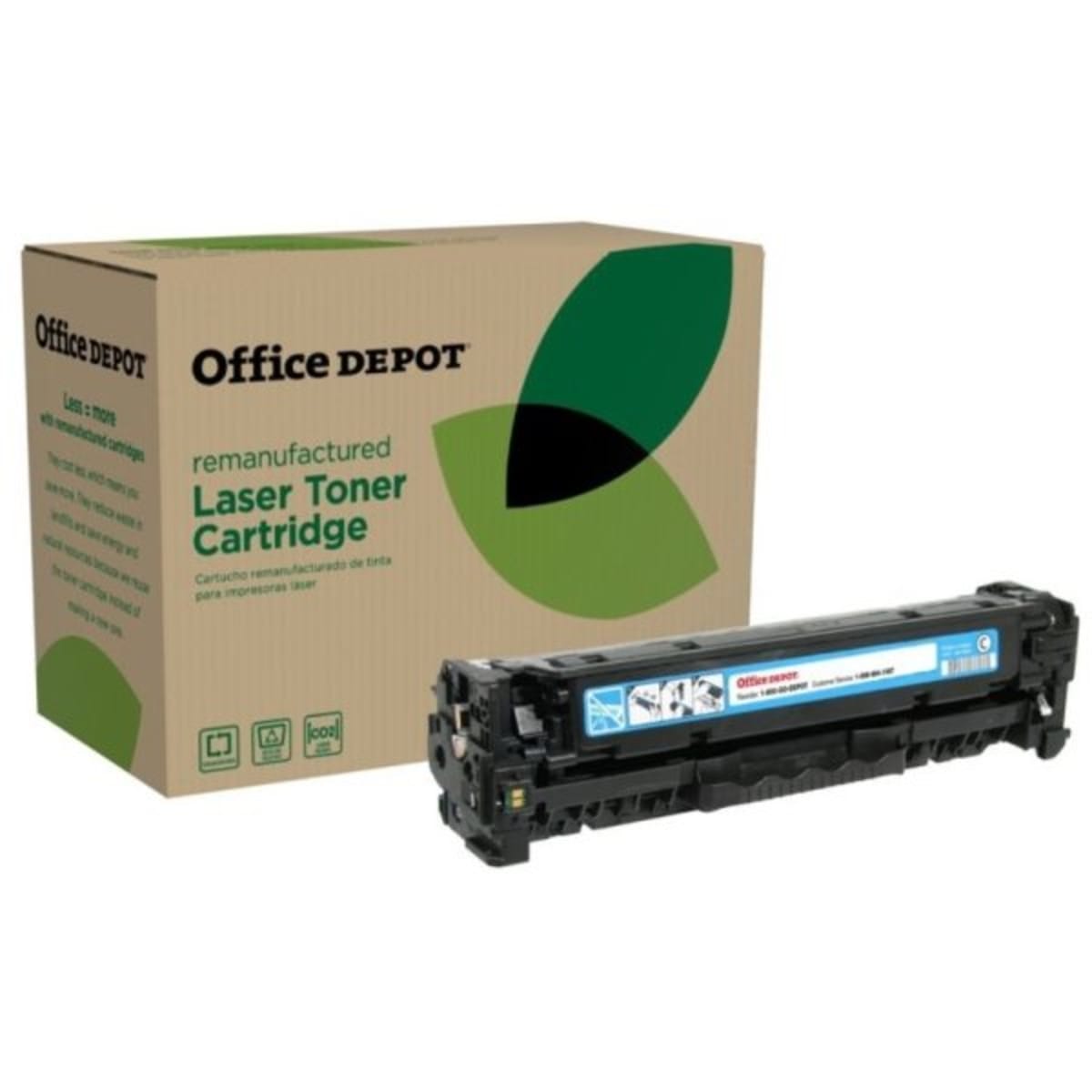 Office Depot® Od305ac -Hp Ce411a- Remanufactured Cyan Toner Cartridge | HD  Supply