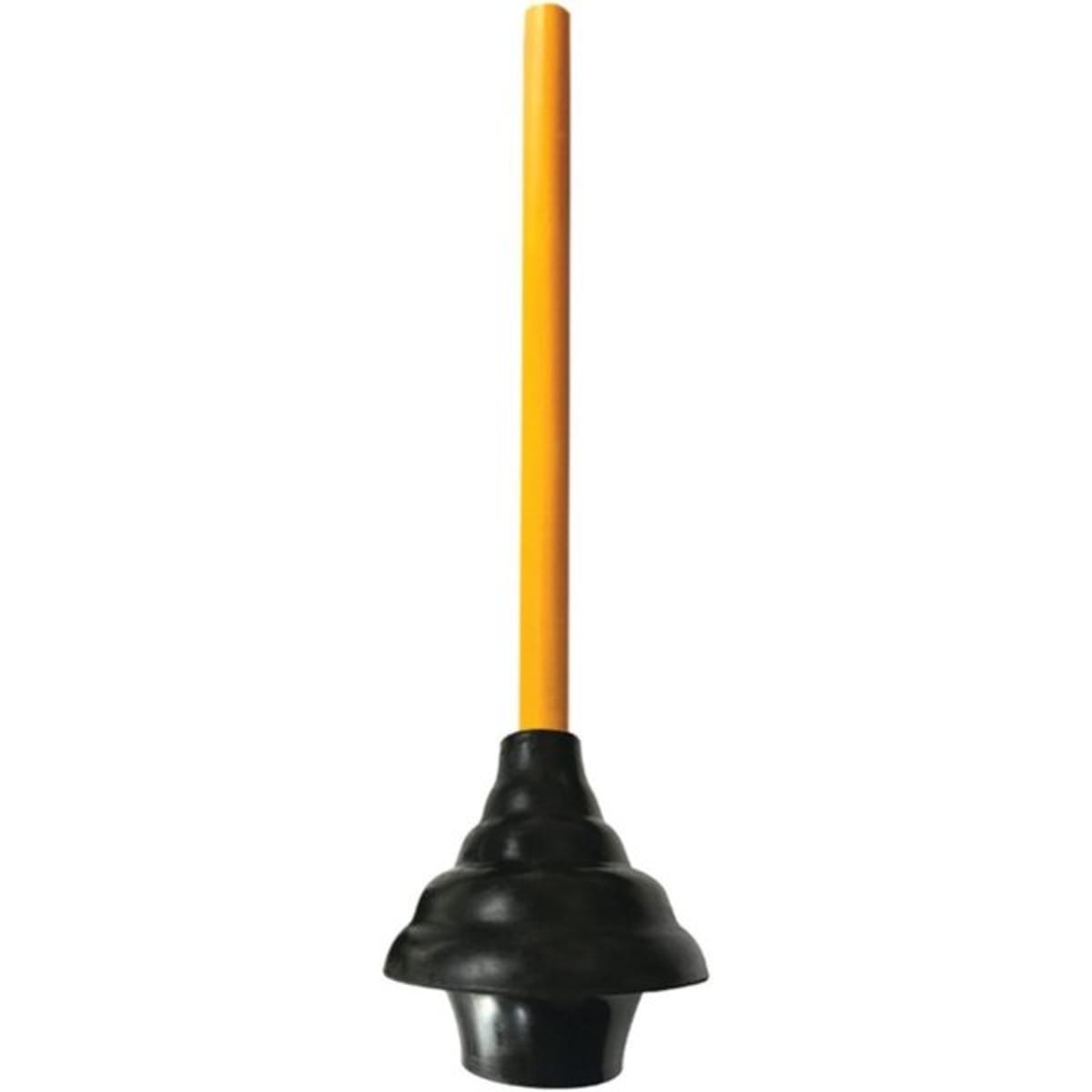 Cobra 4.5-in Yellow Rubber Plunger with 3-in Handle in the Plungers  department at