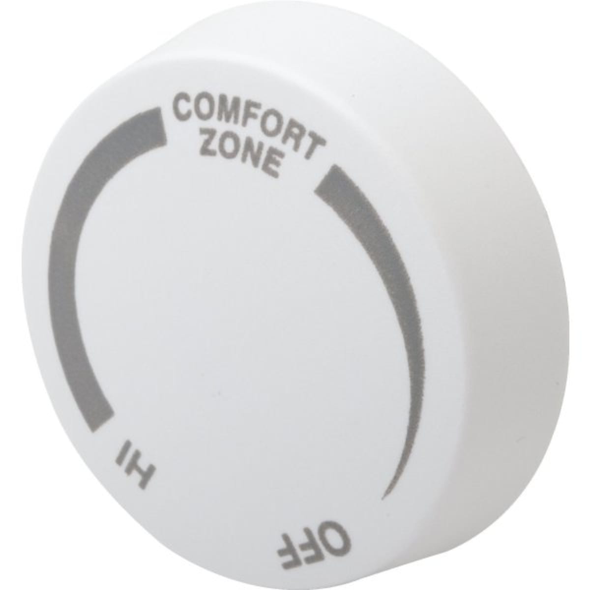 Cadet White Double Pole Baseboard Thermostat Knob | HD Supply