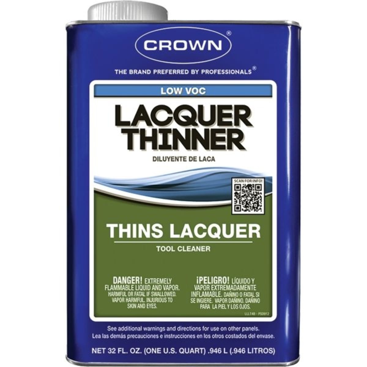 Crown OP.M.64 Qt Odorless Paint Thinner, Package Of 6