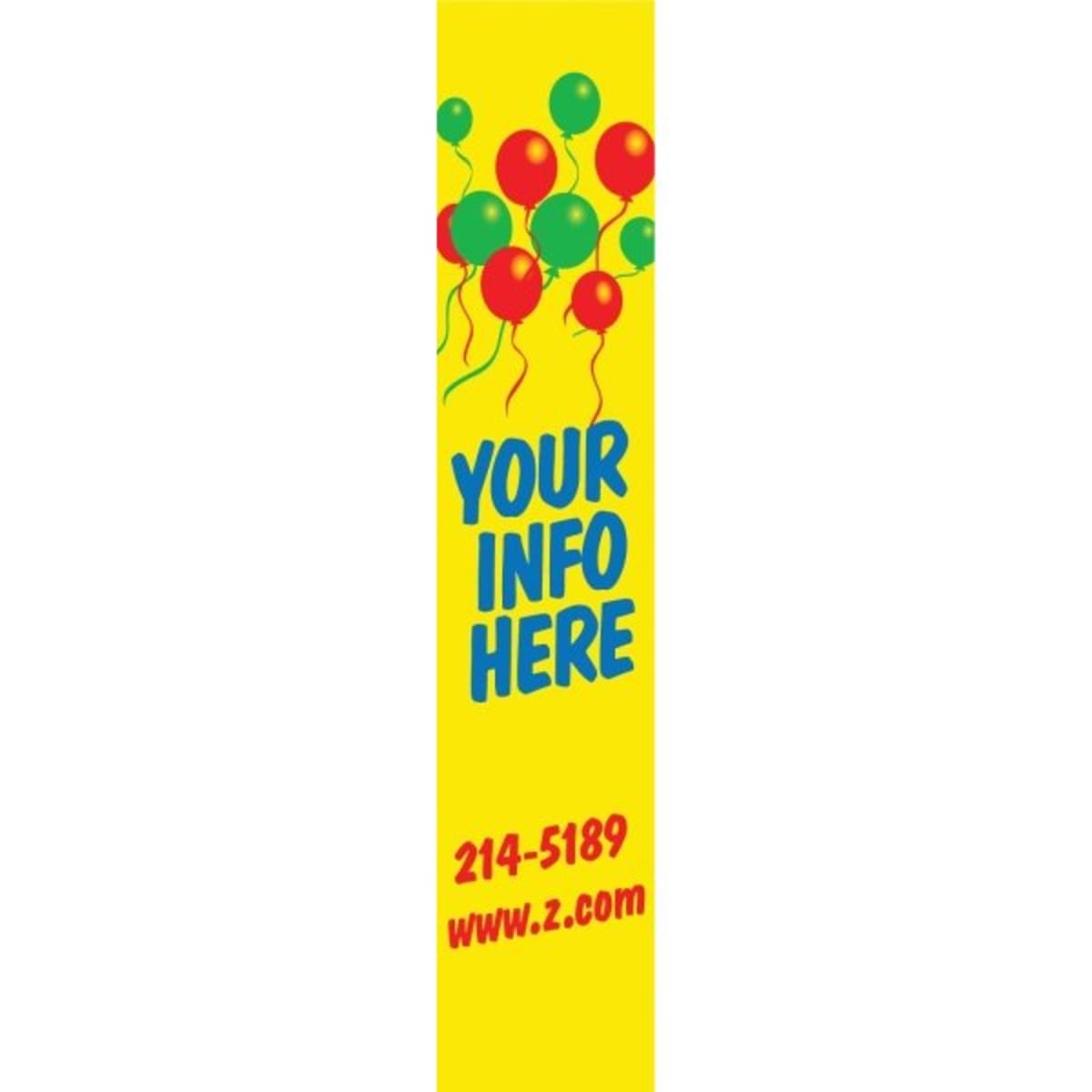 Semi Custom Vertical Check Us Out Banner 3 X 10 Hd Supply