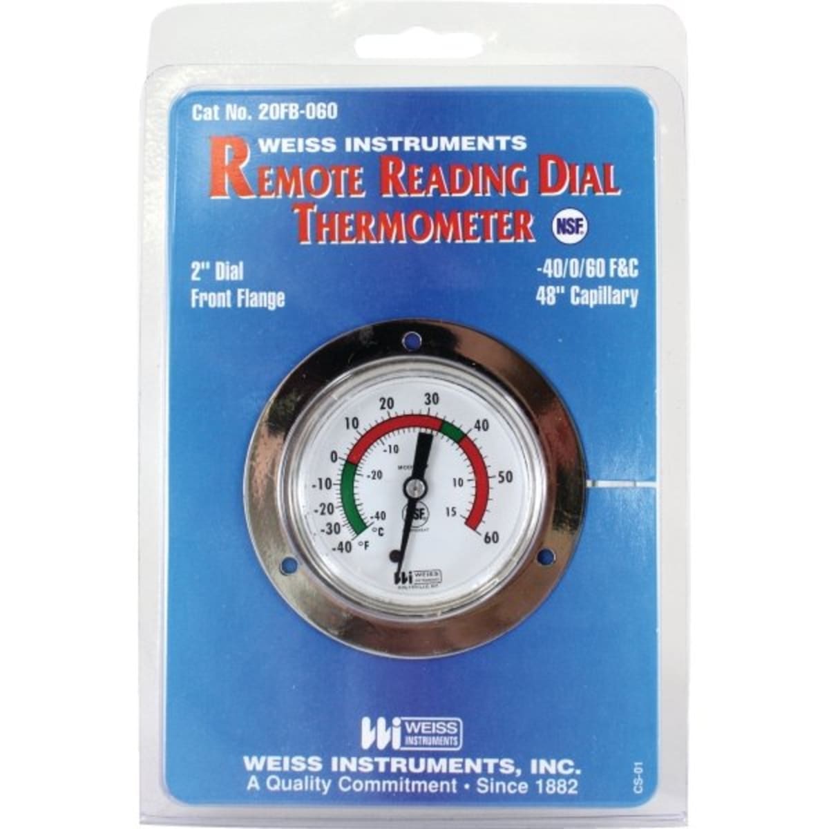 A/C Extra Large Dial Professional Grade Thermometer HVAC