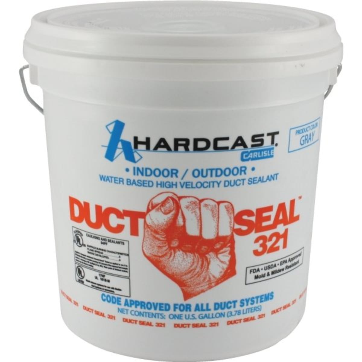 High Velocity Duct Sealant 1 Gallon Indoor Outdoor Application Water Based Hd Supply
