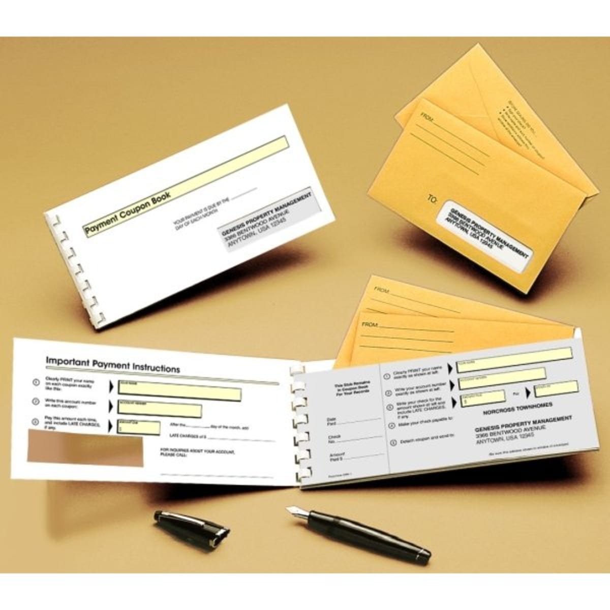 12 Payment Coupon Book with Envelopes | HD Supply