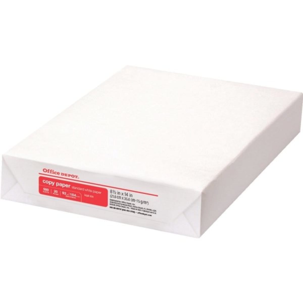Office Depot® Brand Multipurpose Paper, 8-1/2 x 14