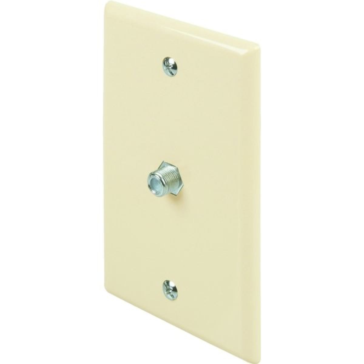 Black Point Cable Tv Jack Wall Plate Ivory Package Of 2 Hd