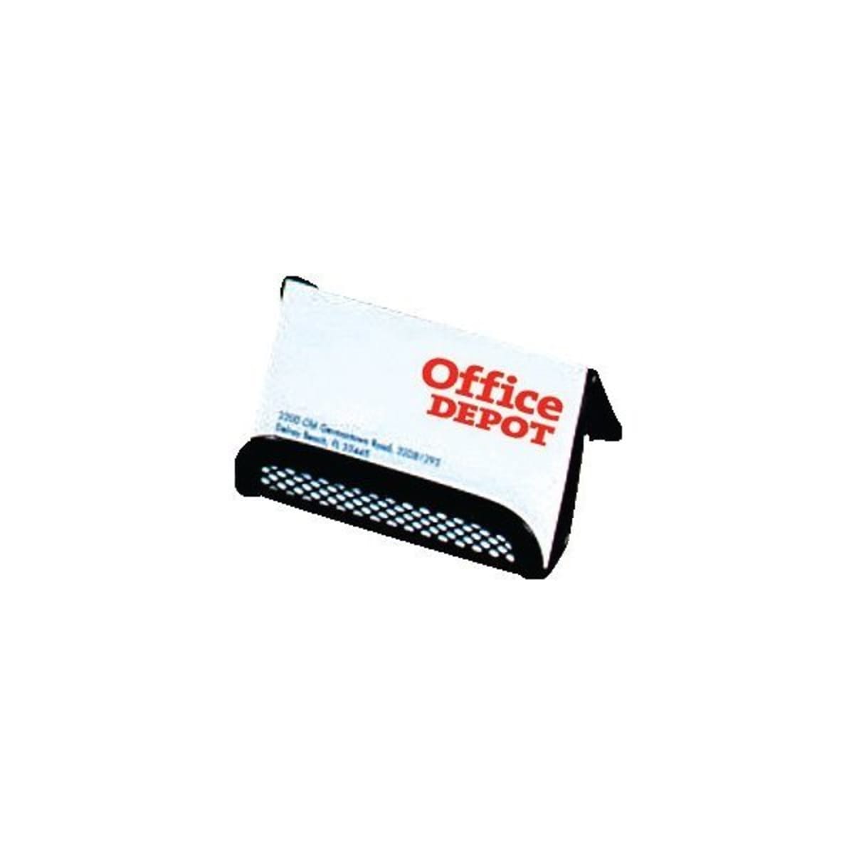 Office Depot Brand Metro Mesh Business Card Holder Black Hd Supply