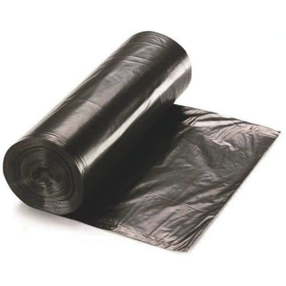 Berry Global 56 G Trash Bags 42.5x47 1.5 Mil Black 10 Rolls Of 10, Case  Of 100