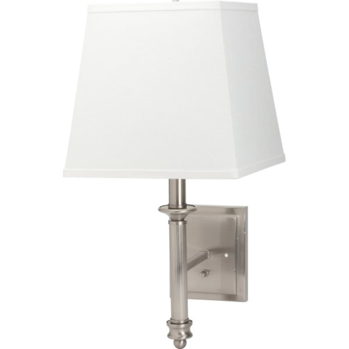 Single Fixed Arm Wall Lamp Brushed Nickel Direct Wire Hd Supply