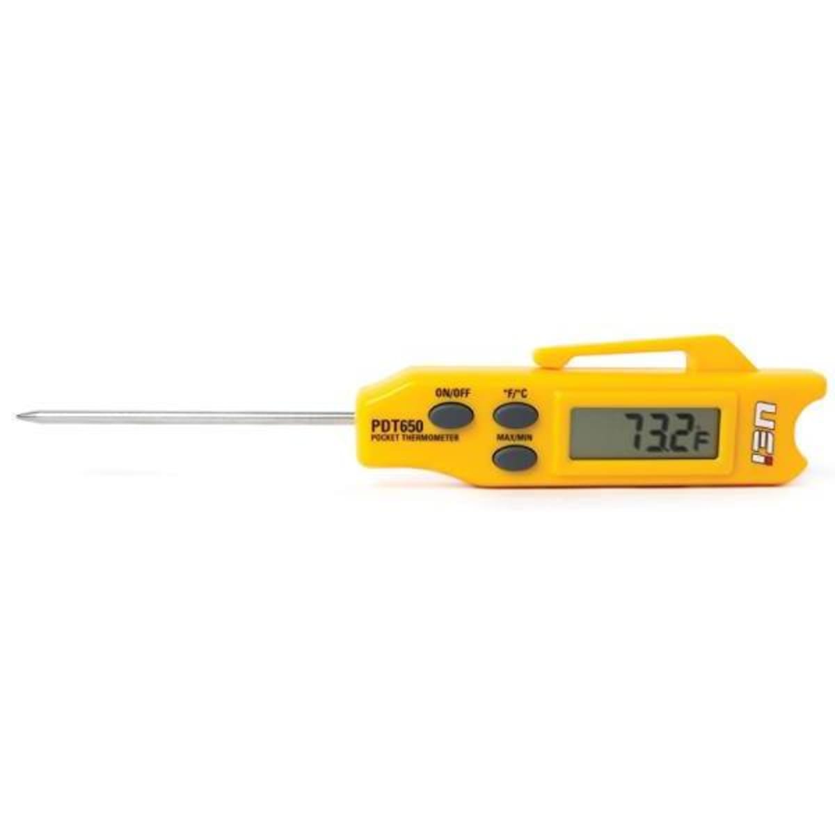 Professional HVAC Tool:Digital Thermometer w/ SS Hair Thin Fast Sensor on 3  ft wire for Quick response HVAC Service Man