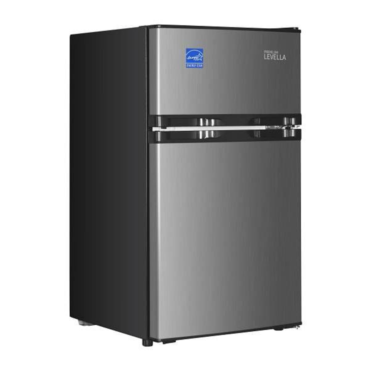 Premium Levella 18.0 Cu ft Double Door Commercial Refrigerator in Gray
