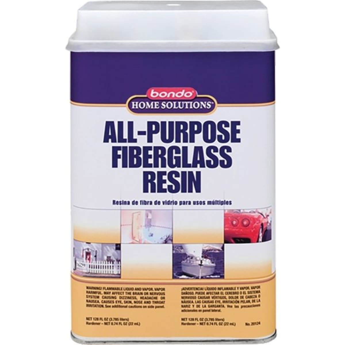 Bondo 20124 1g All Purpose Fiberglass Resin Hd Supply