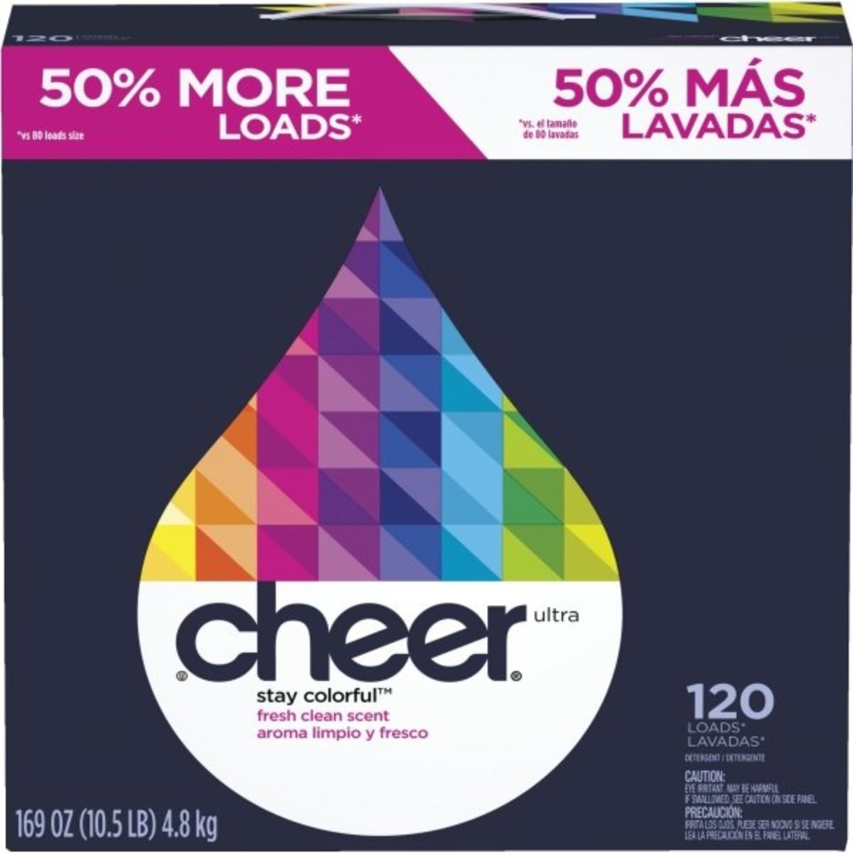 Cheer 1 3 Gallon Powder Laundry Detergent 2 Carton Hd Supply