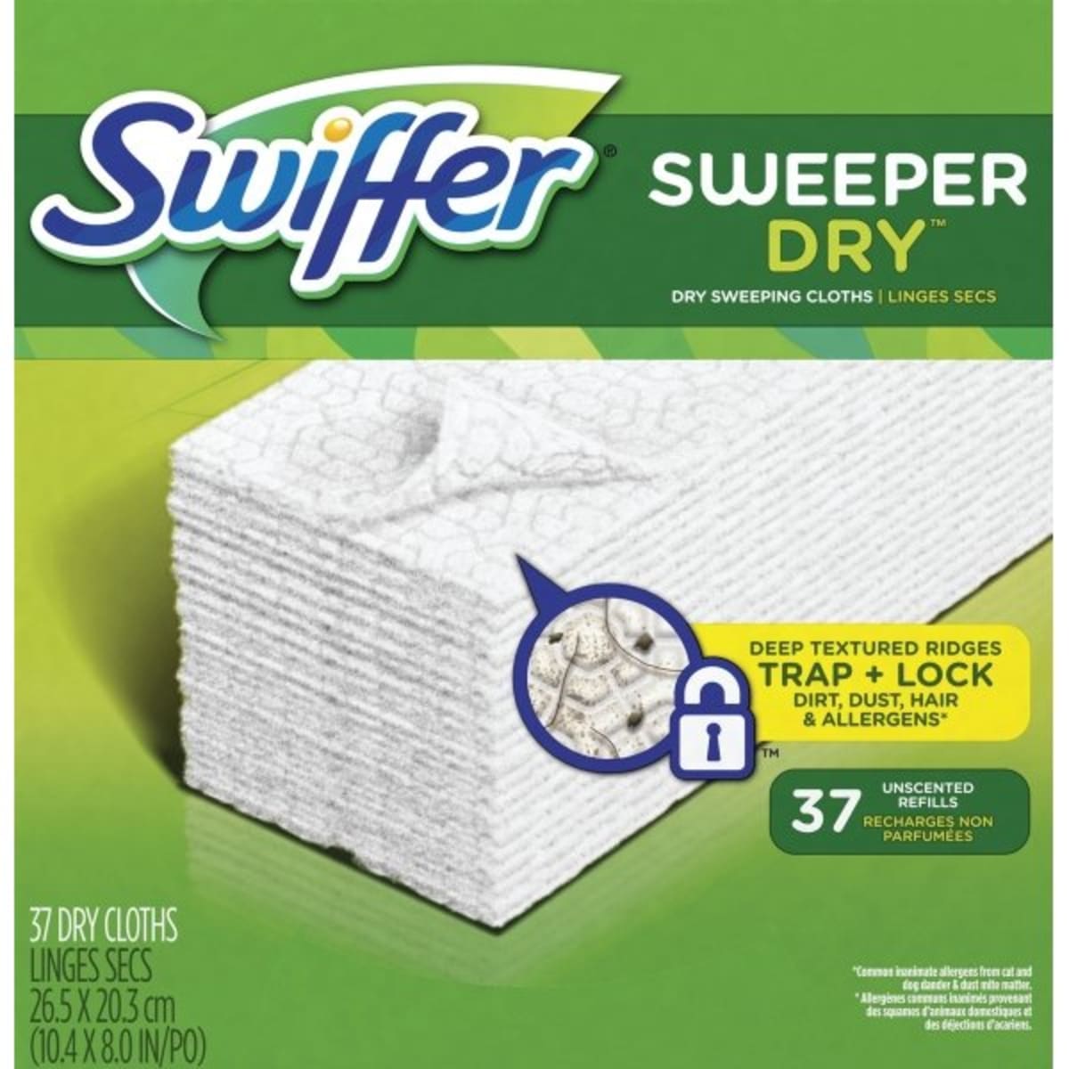 Swiffer Sweeper Dry 11 Cloth Refills Kar Of 148 Hd Supply