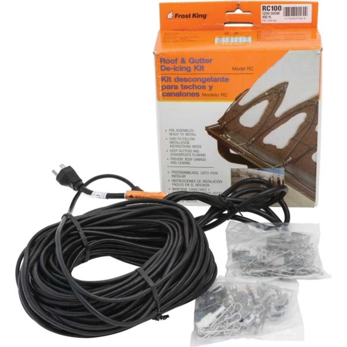 Frost King 100 Roof And Gutter De Icing Cable Kit Hd Supply