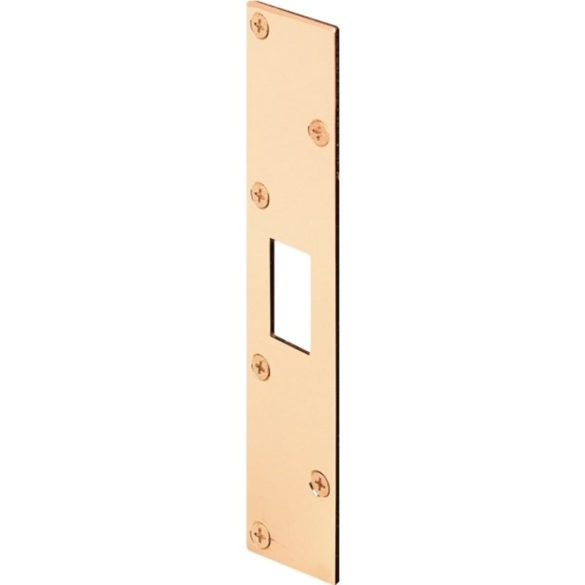 Adjustable T Strike Plate Brass Hd Supply