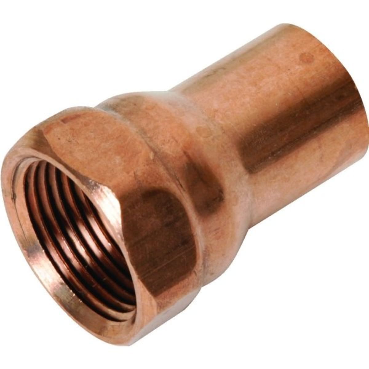 Libra Supply 3/4 inch 3/4'' Copper Female Fitting Adapter FTG x FIP 10pcs