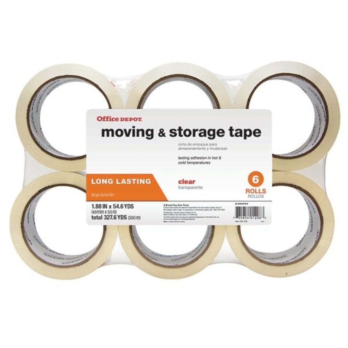 Office Depot® Low-Noise Moving & Storage Tape 