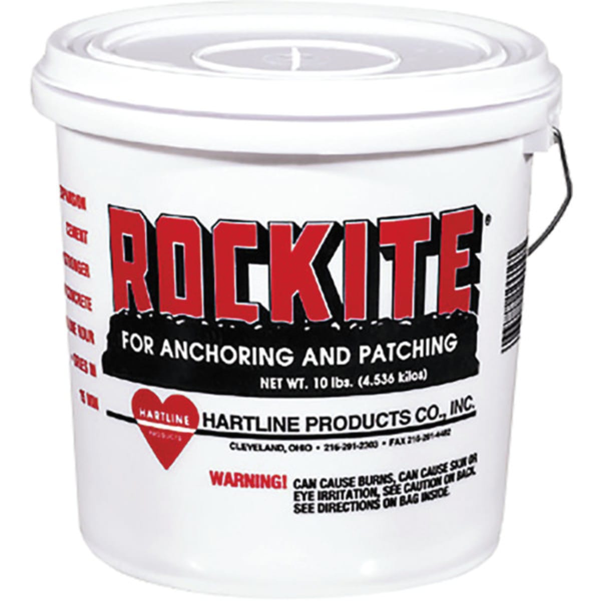 Rockite 10010 10lb Pail Anchoring And Patching Cement Package Of Rockite 10010 10lb Pail Anchoring And