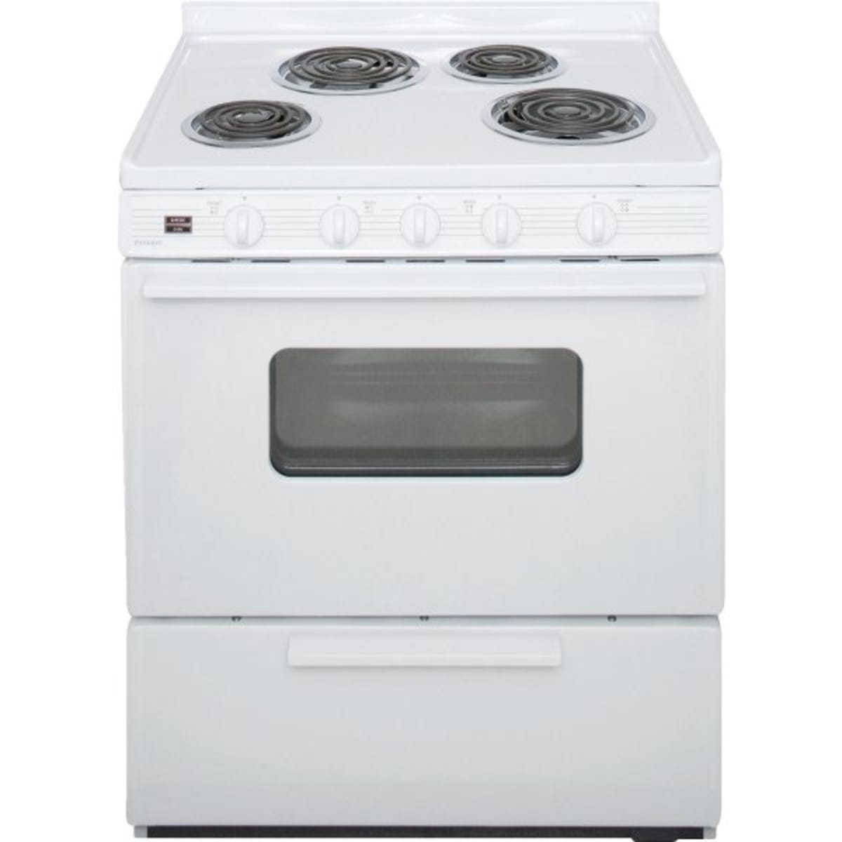 Premium Levella 24 Electric Range with 4 Coil Burners and 2.7 Cu. Ft. Oven  Capacity in Black