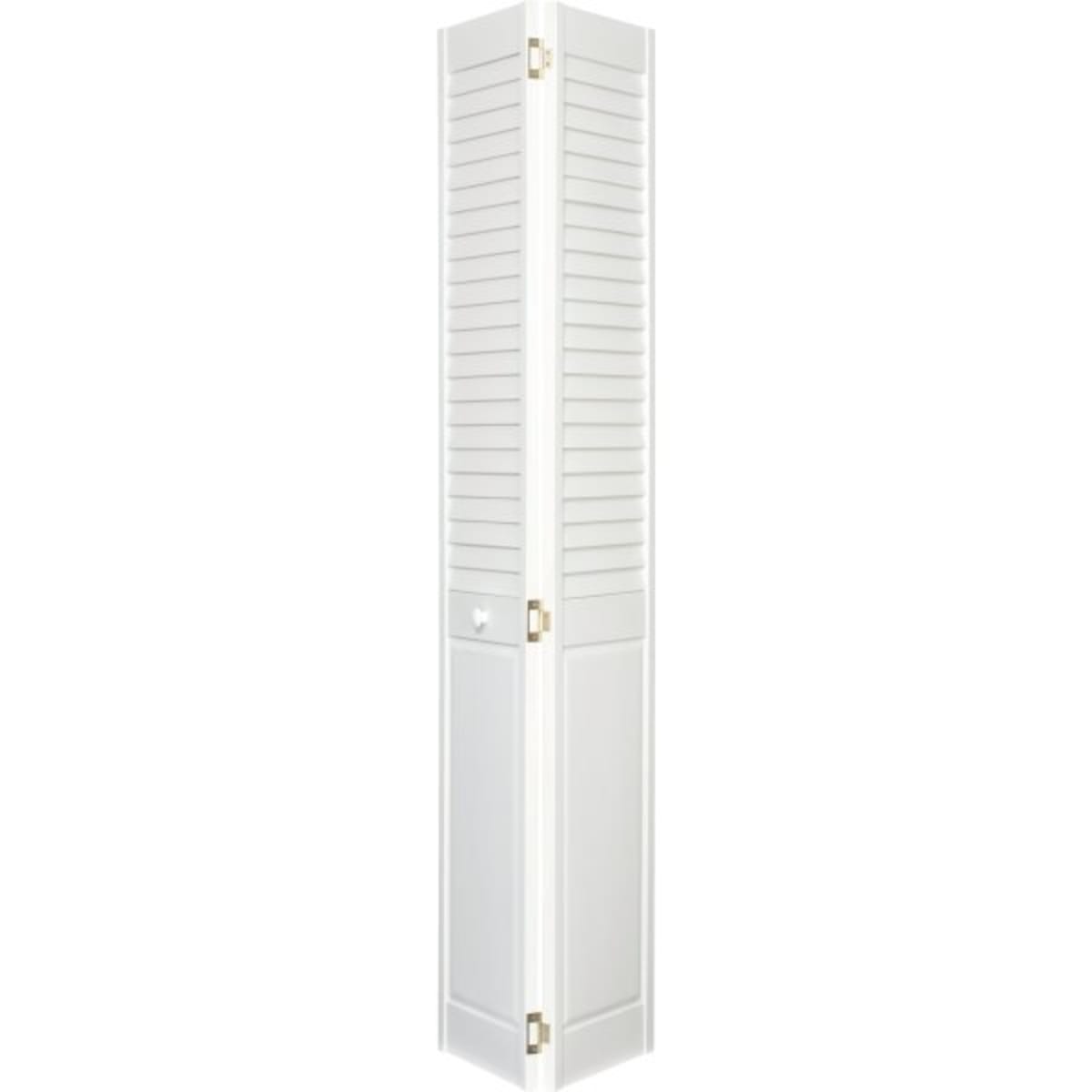 28x80 2 Louver Louver Stain Ready Solid Wood Bifold Door Hd Supply