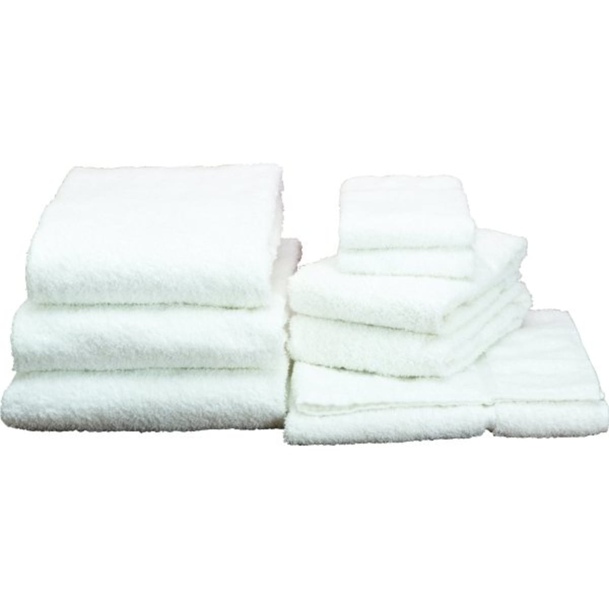 48 Pack - 12 x 12 White Cotton Value Washcloth Rags | Spa Painting Cleaning  Face - 1 LB Per Dozen