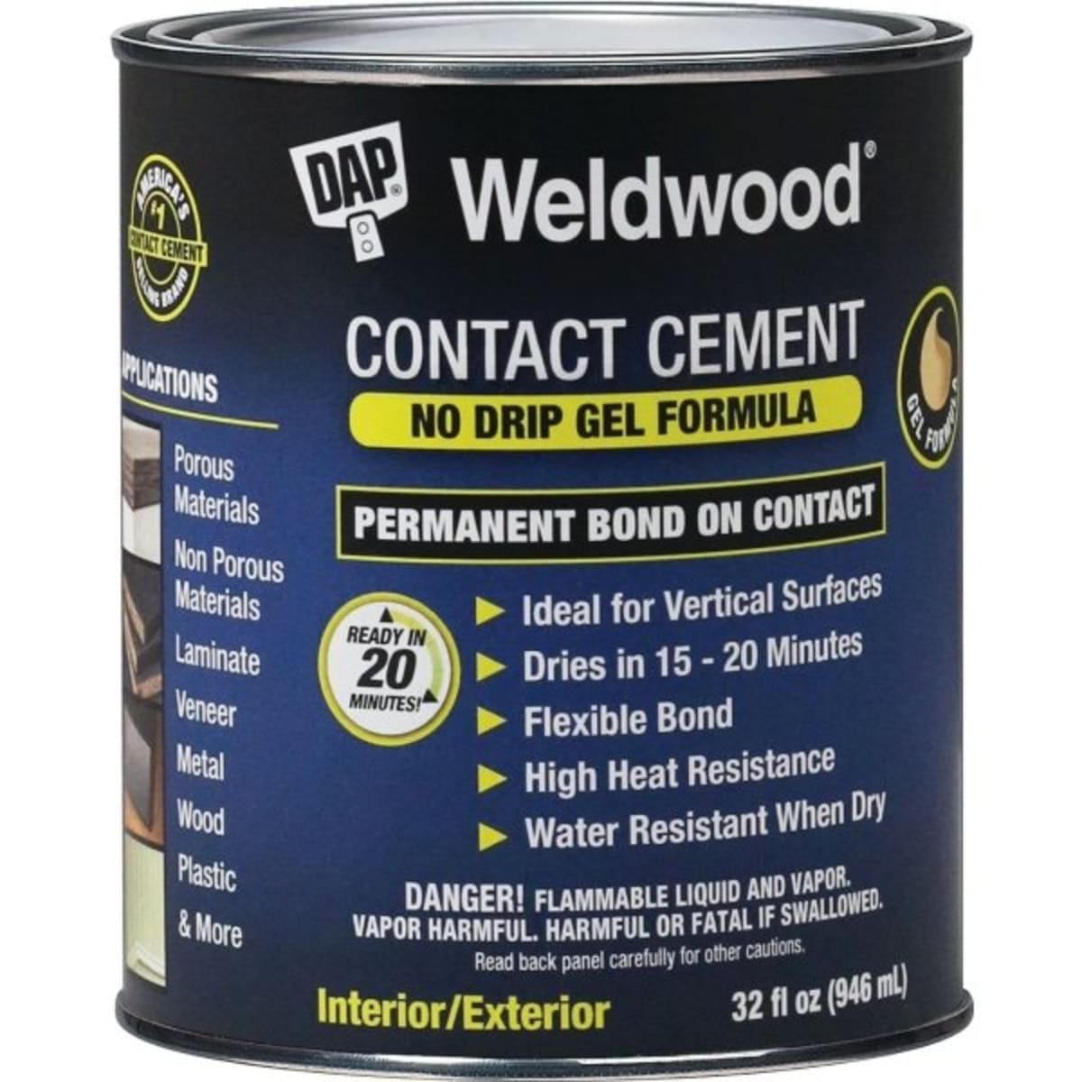 Weldwood Contact Cement - 32 fl oz can