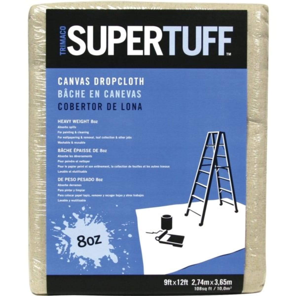Canvas Drop Cloth 8 Oz 9 X 12 Hd Supply