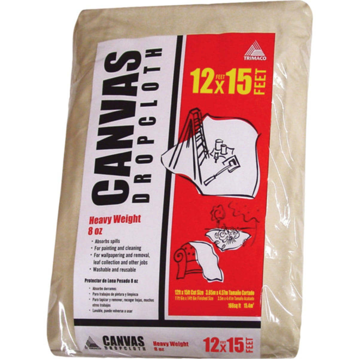 Covergrip 005808 5 X 8 Safety Drop Cloth Hd Supply