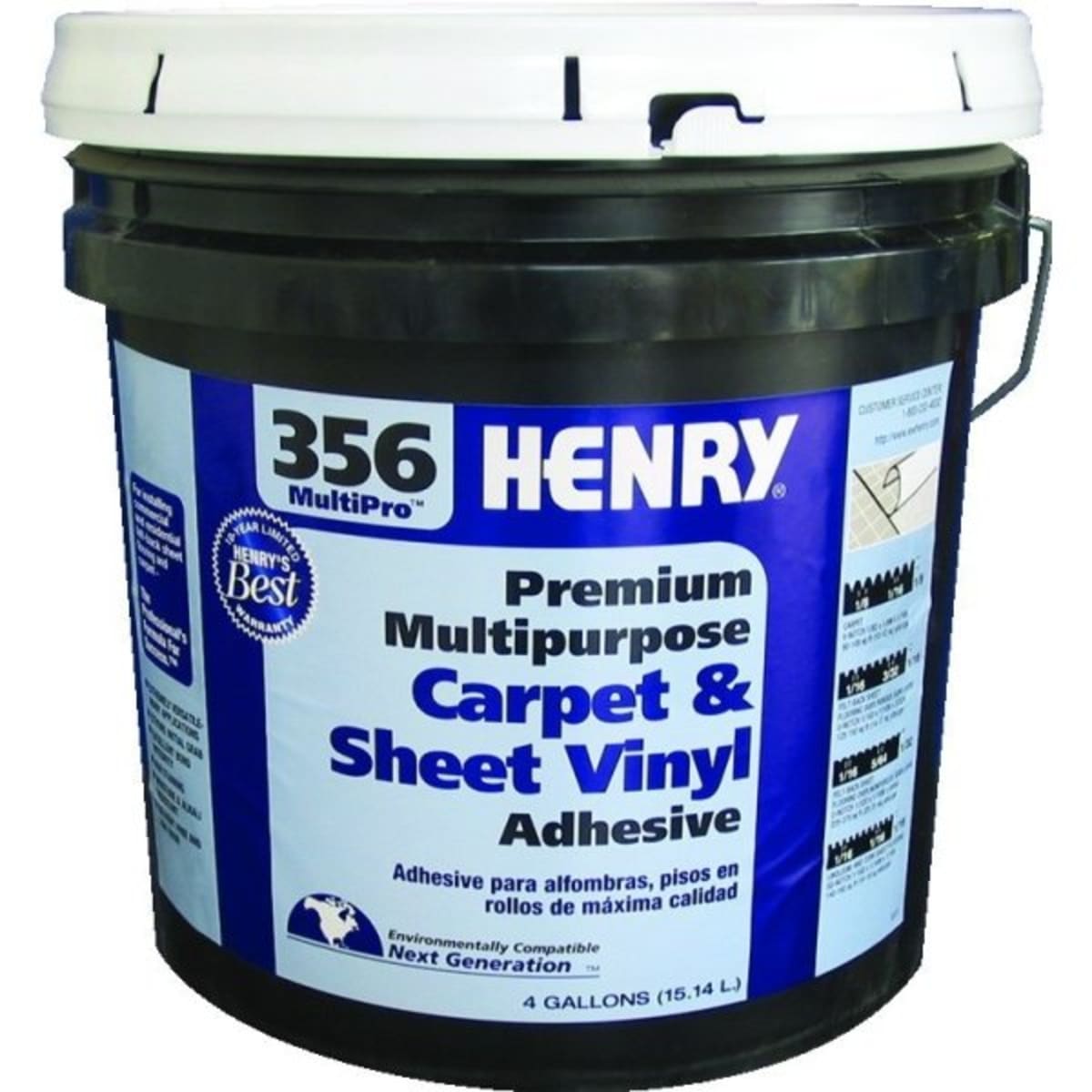 Henry 4 Gallon 356 Carpet And Vinyl Adhesive Hd Supply