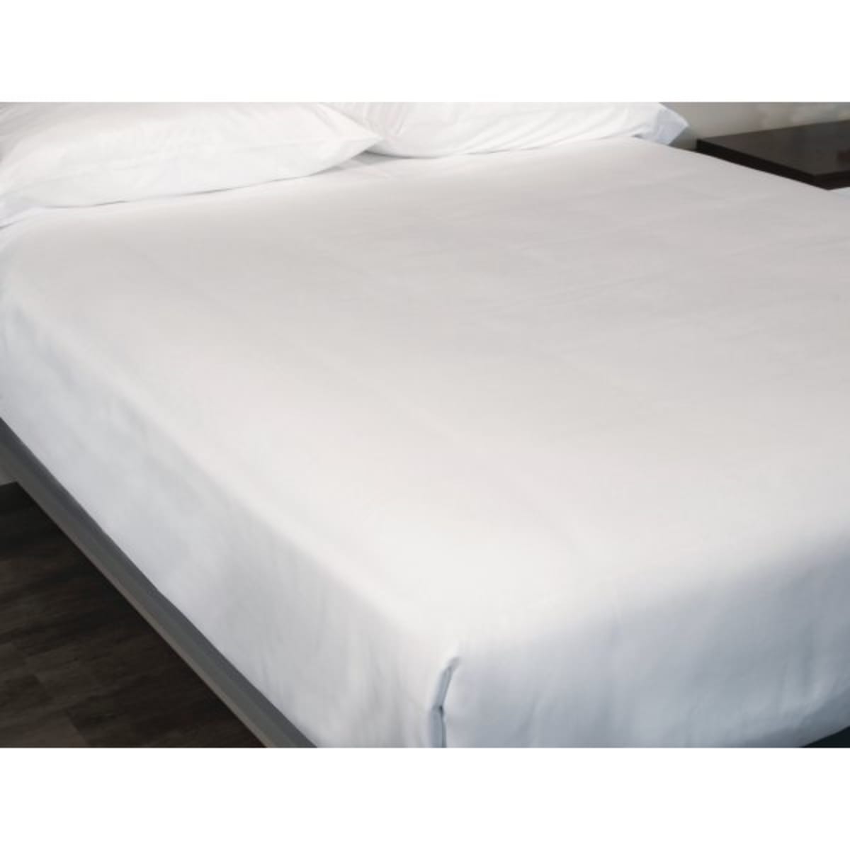 Prima Microfiber Decorative Top Sheet Queen 94x100 White Case