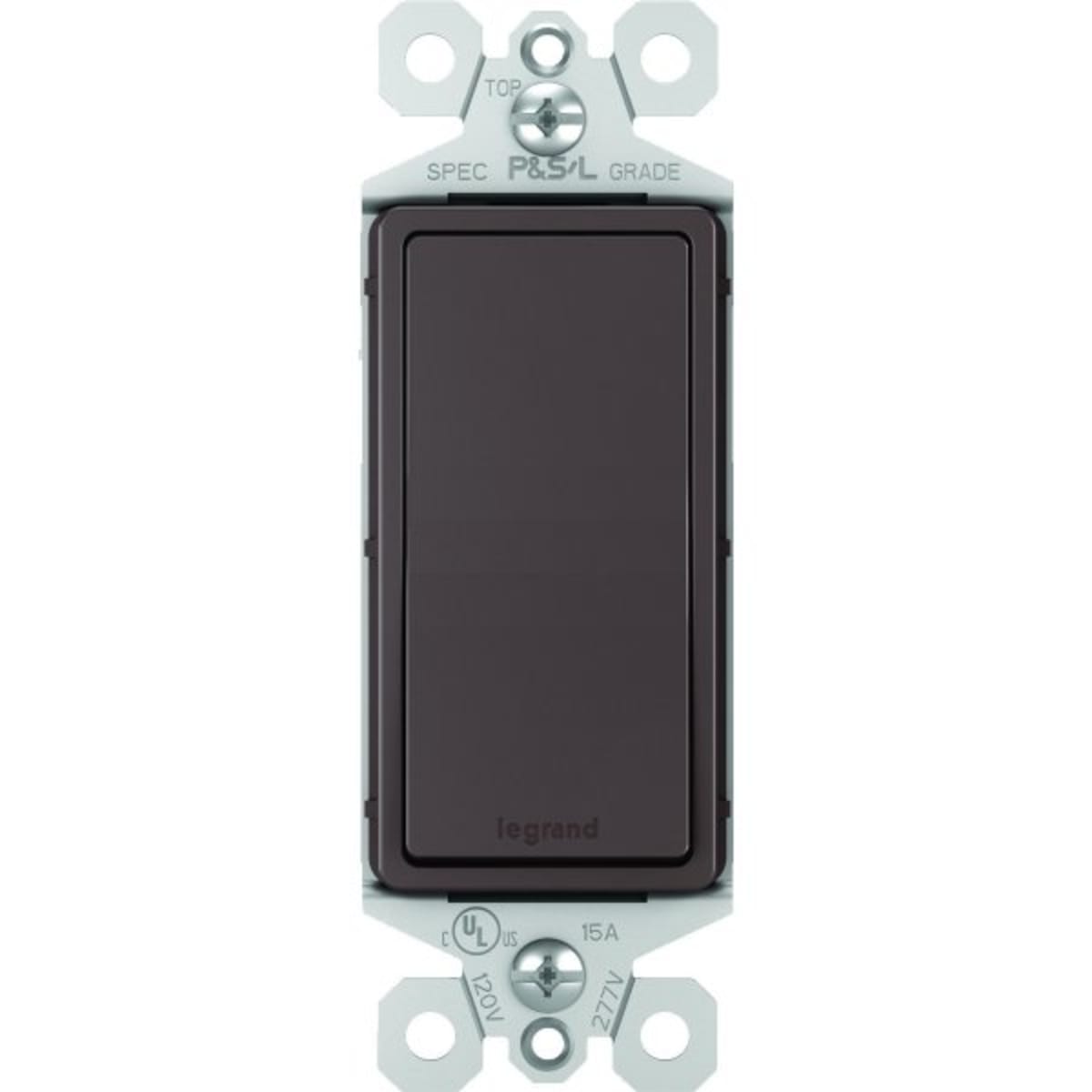 Legrand Radiant 15 Amp Single Pole 3 Way Decorator Wall Switch
